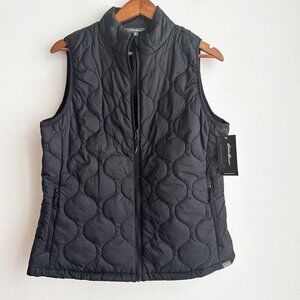 Eddie Bauer Repel Pro Black Quilted Alpine Vest II M